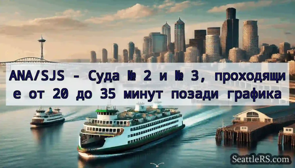 ANA/SJS - Суда № 2 и № 3, проходящие от 20 до 35