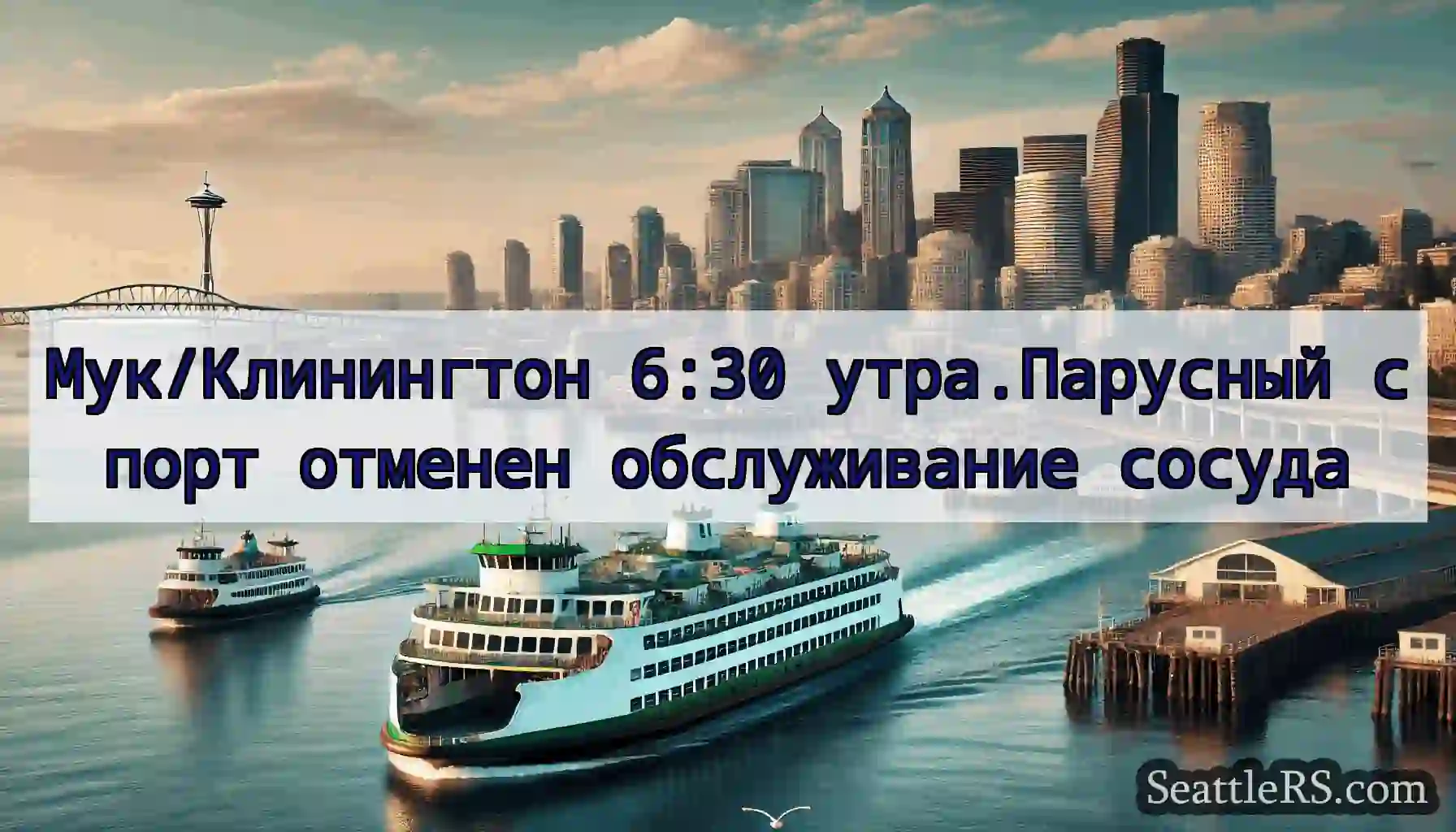 Мук/Клинингтон 6:30 утра.Парусный спорт отменен