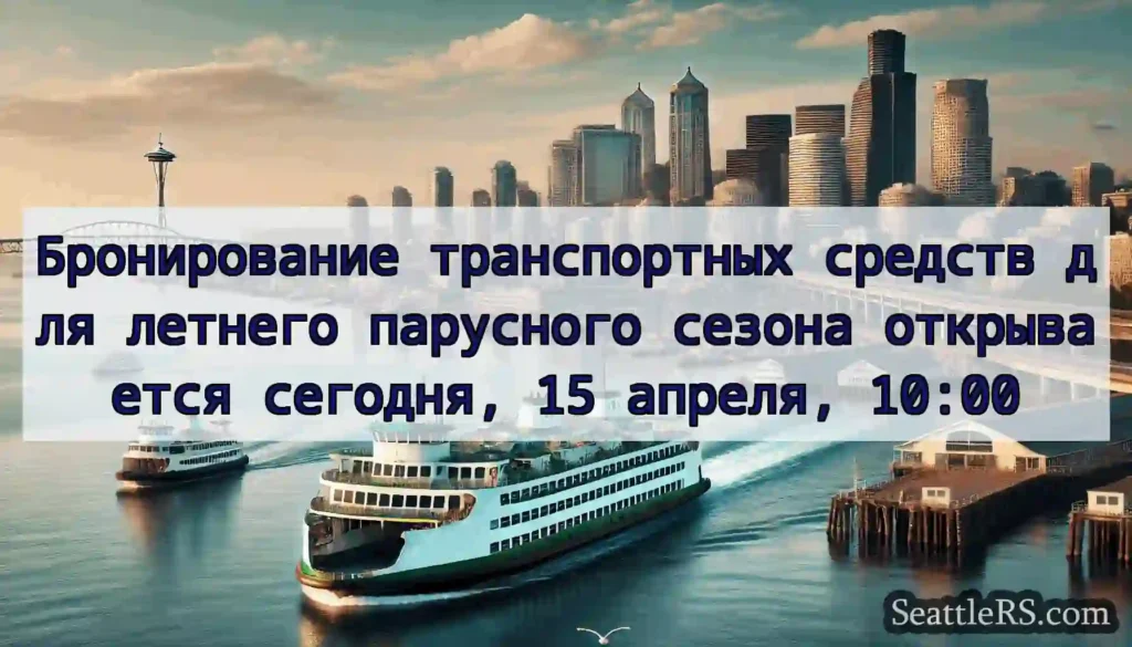 Бронирование транспортных средств для летнего