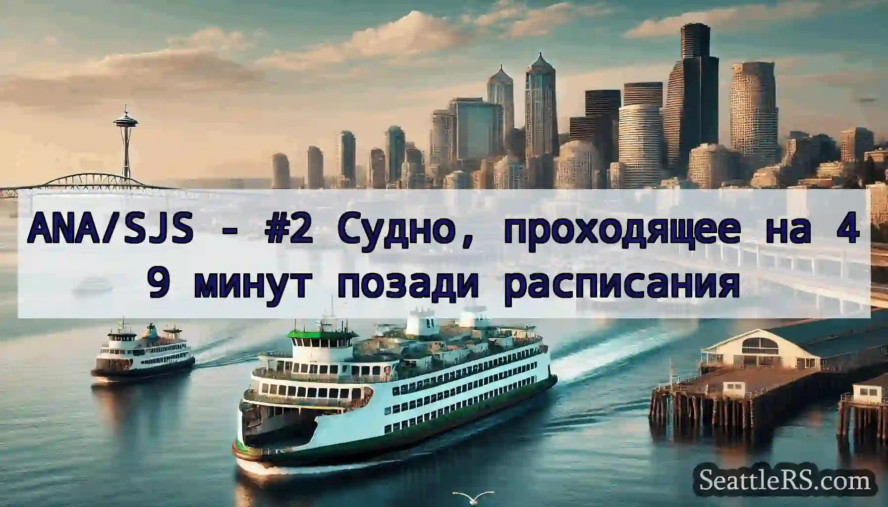 ANA/SJS - #2 Судно, проходящее на 49 минут позади