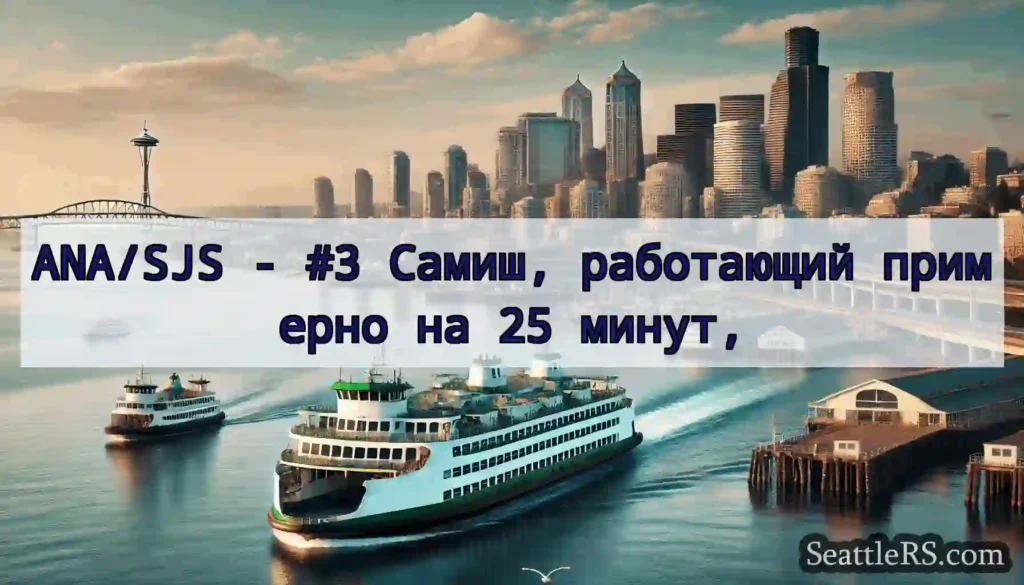 ANA/SJS - #3 Самиш, работающий примерно на 25