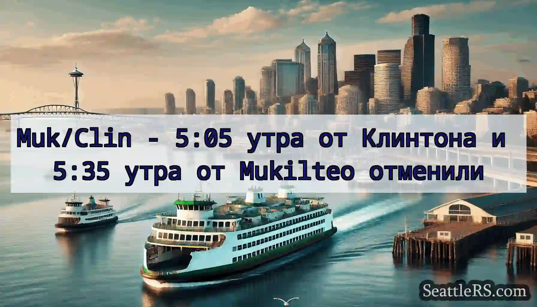 Muk/Clin - 5:05 утра от Клинтона и 5:35 утра от