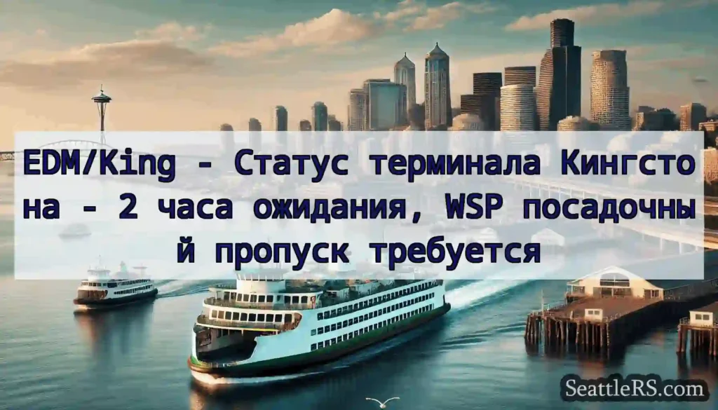 EDM/King - Статус терминала Кингстона - 2 часа