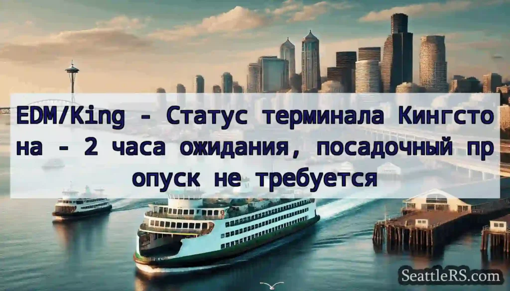 EDM/King - Статус терминала Кингстона - 2 часа