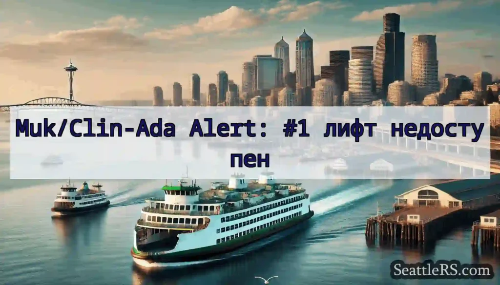 Muk/Clin-Ada Alert: #1 лифт недоступен