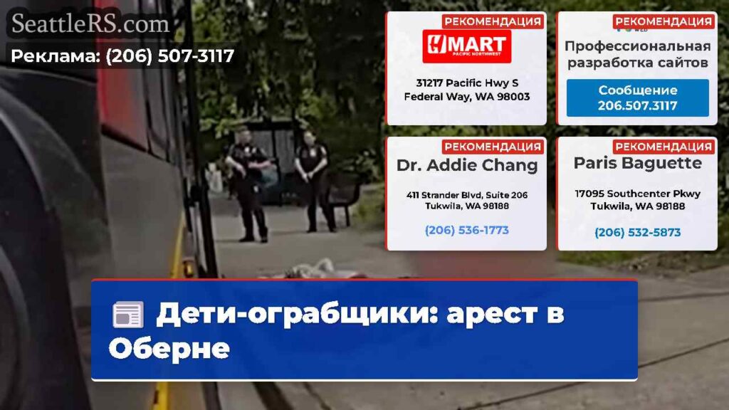 Дети-ограбщики: арест в Оберне