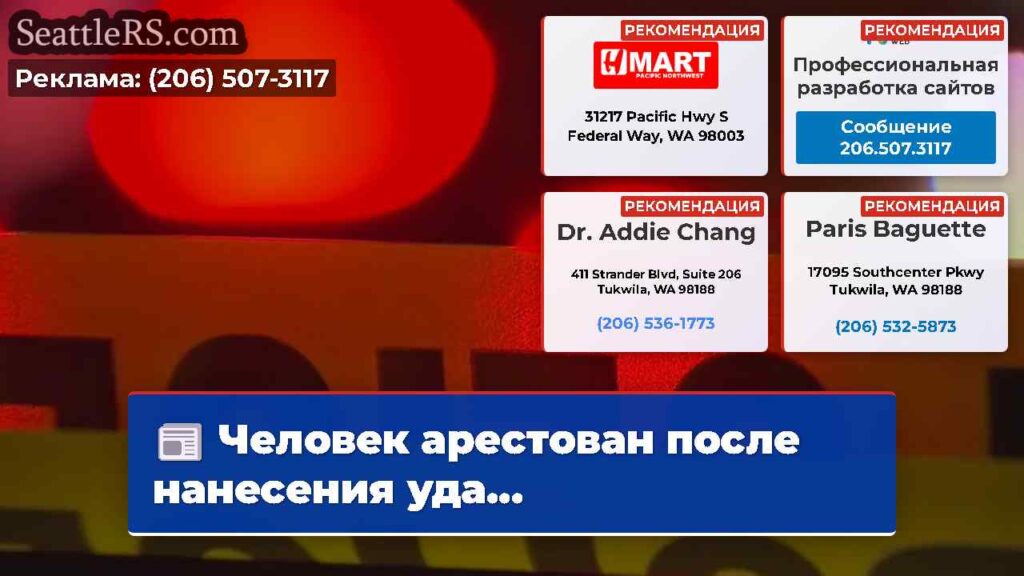 Человек арестован после нанесения уда...