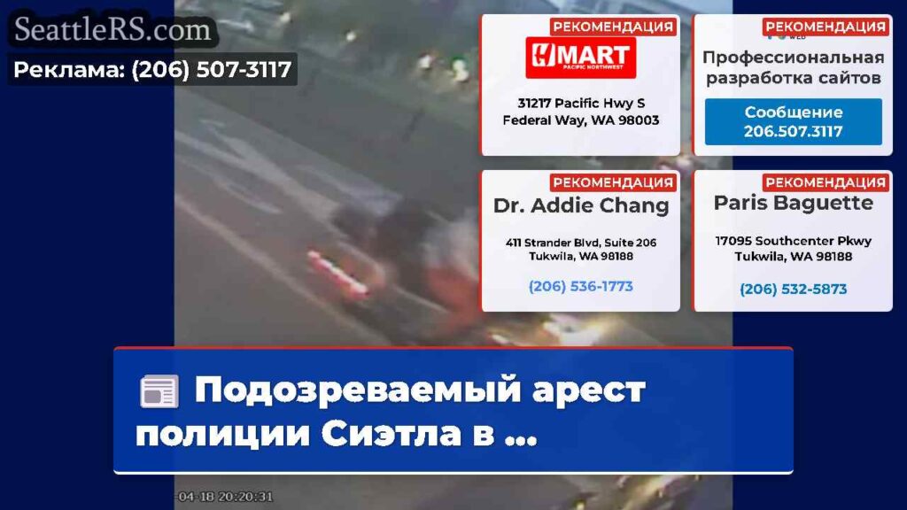 Подозреваемый арест полиции Сиэтла в ...