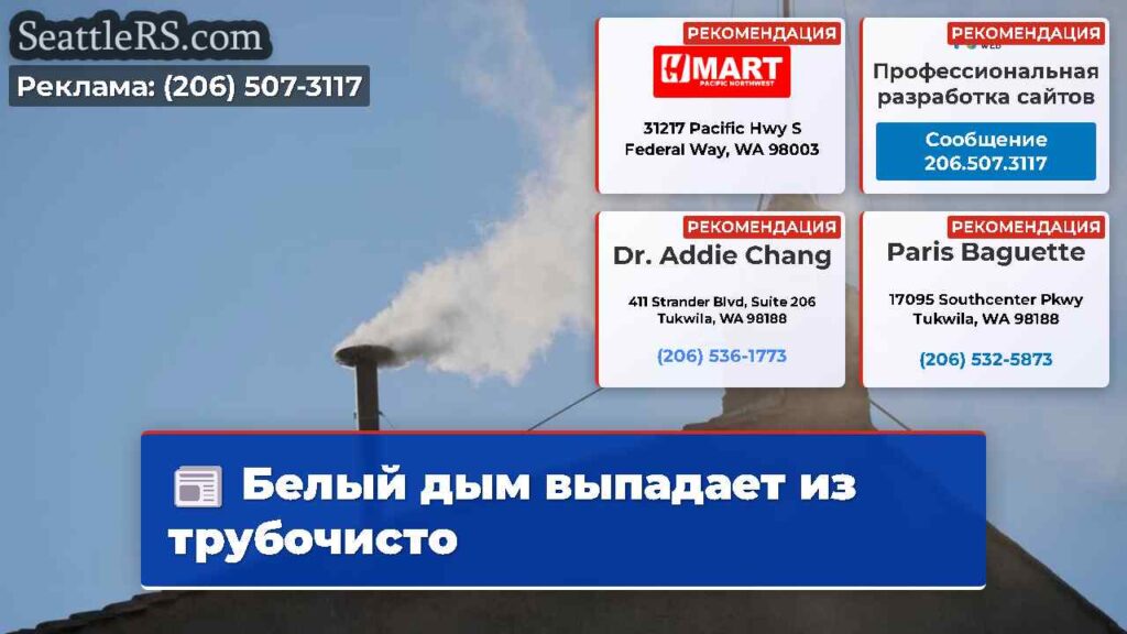 Белый дым выпадает из трубочисто