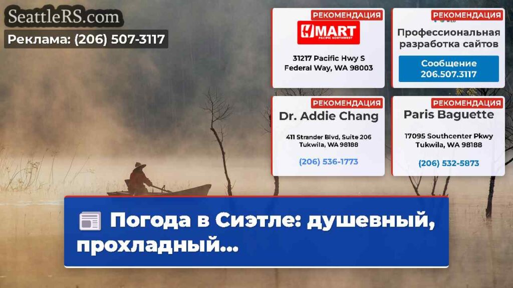 Погода в Сиэтле: душевный, прохладный...