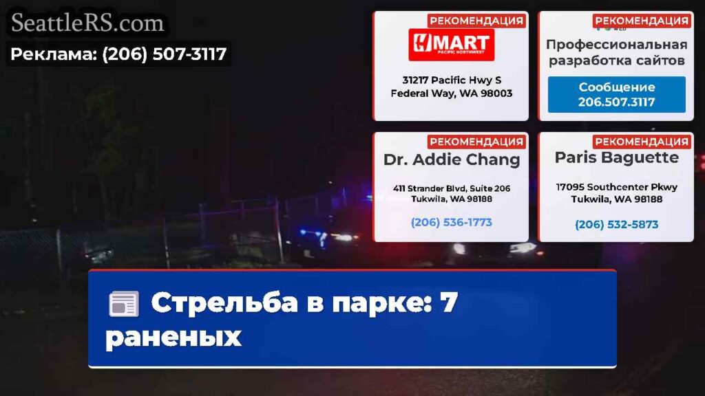 Стрельба в парке: 7 раненых