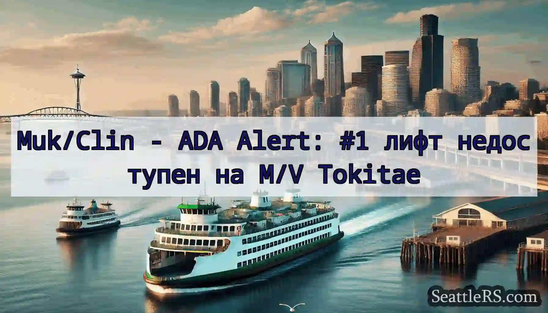 Muk/Clin - ADA Alert: #1 лифт недоступен на M/V