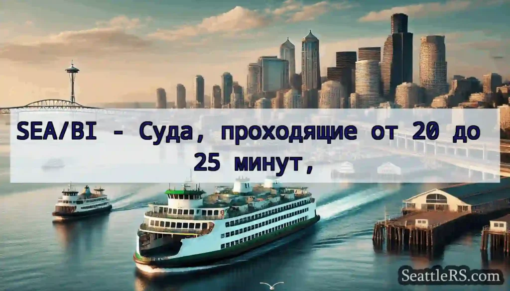 SEA/BI - Суда, проходящие от 20 до 25 минут,
