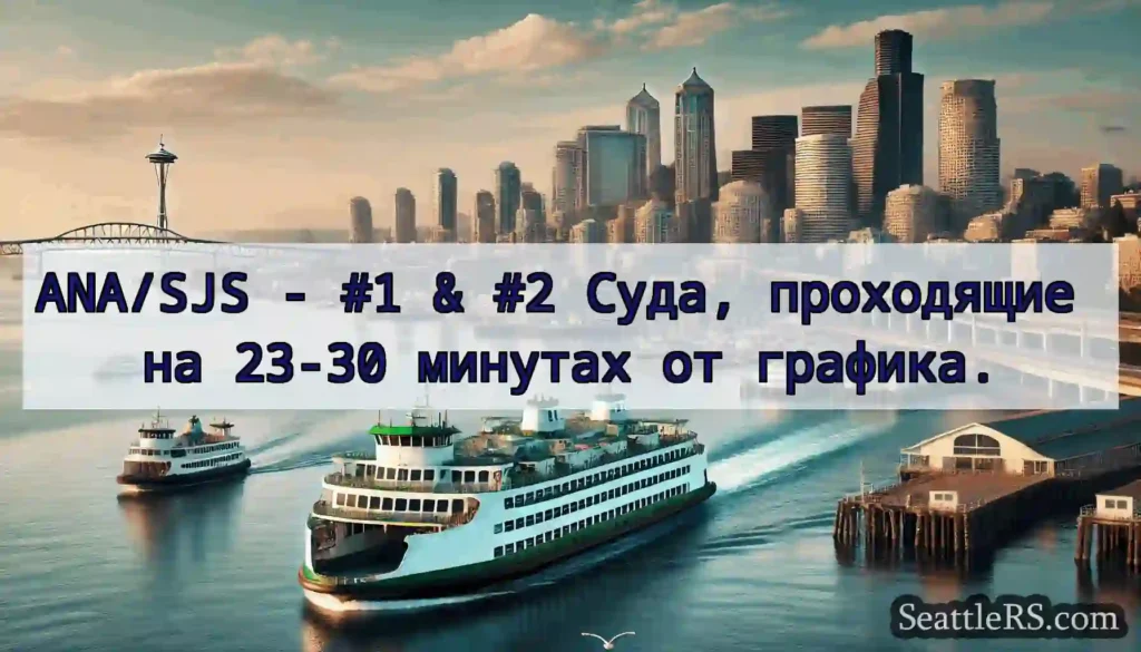 ANA/SJS - #1 & #2 Суда, проходящие на 23-30