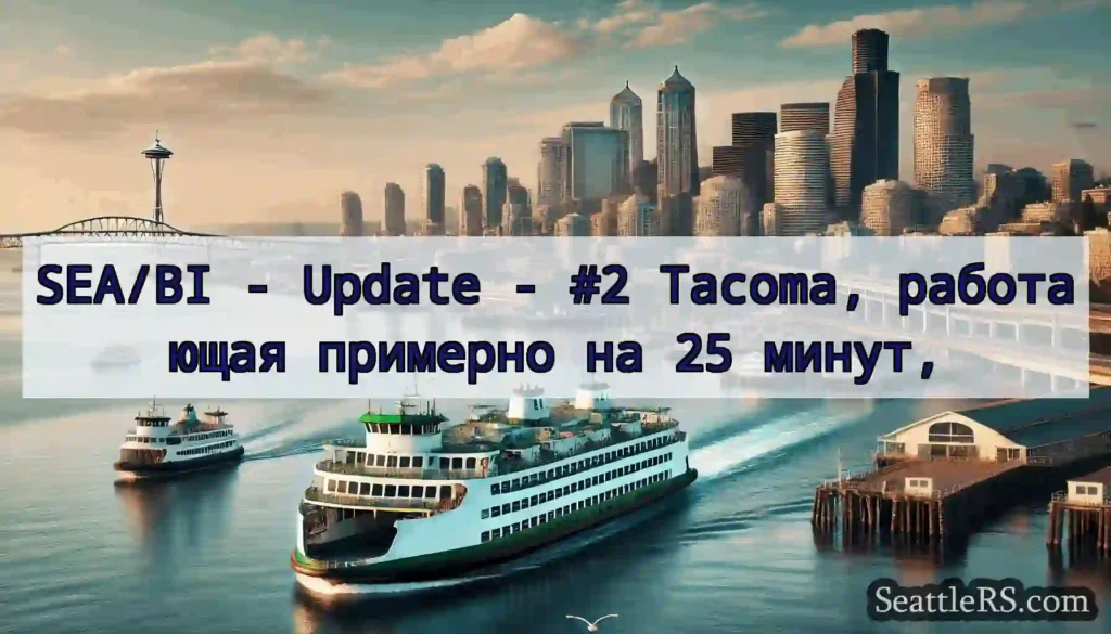 SEA/BI - Update - #2 Tacoma, работающая примерно