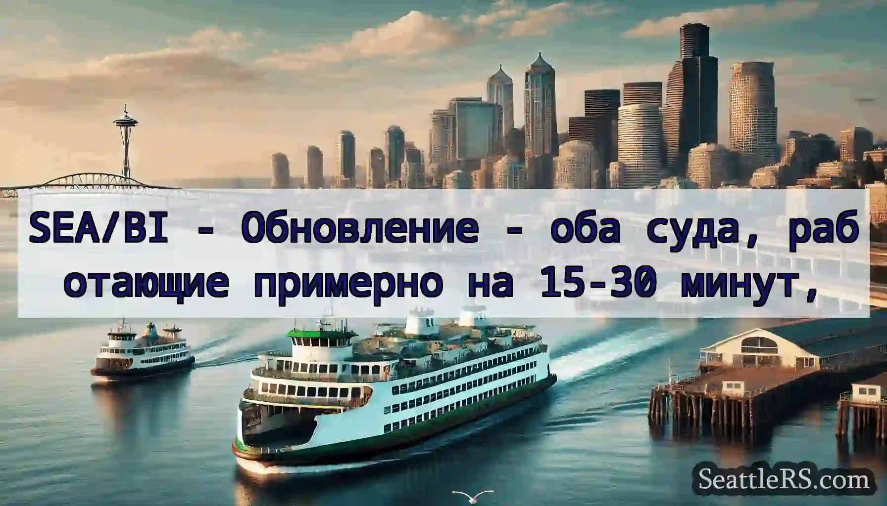 SEA/BI - Обновление - оба суда, работающие