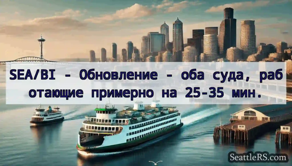 SEA/BI - Обновление - оба суда, работающие