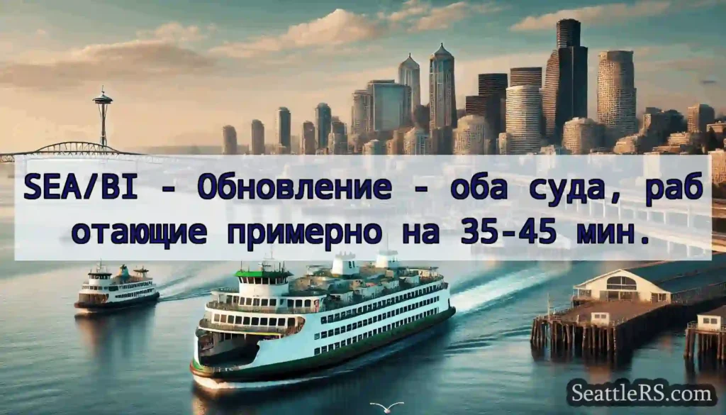 SEA/BI - Обновление - оба суда, работающие