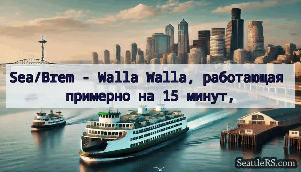 Sea/Brem - Walla Walla, работающая примерно на 15