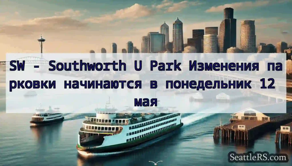 SW - Southworth U Park Изменения парковки