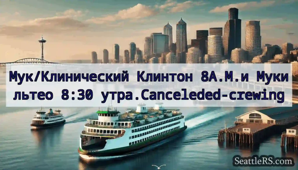 Мук/Клинический Клинтон 8A.M.и Мукильтео 8:30