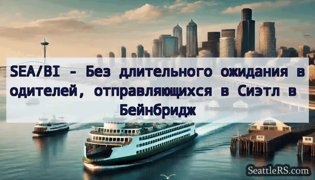 SEA/BI - Без длительного ожидания водителей,