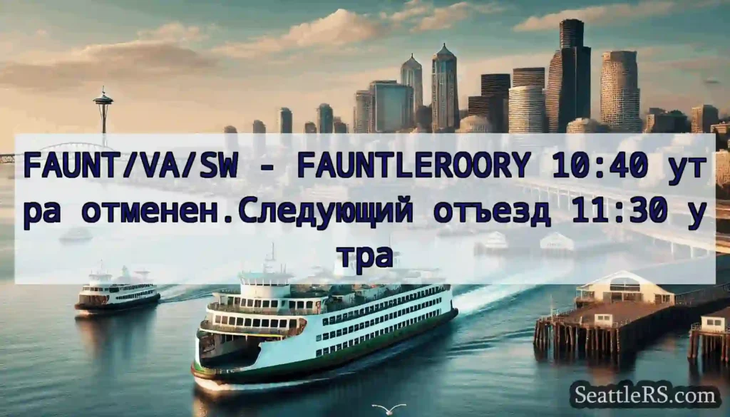 FAUNT/VA/SW - FAUNTLEROORY 10:40 утра