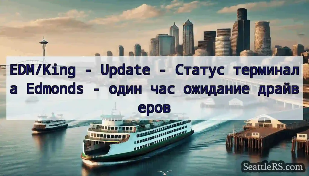 EDM/King - Update - Статус терминала Edmonds -