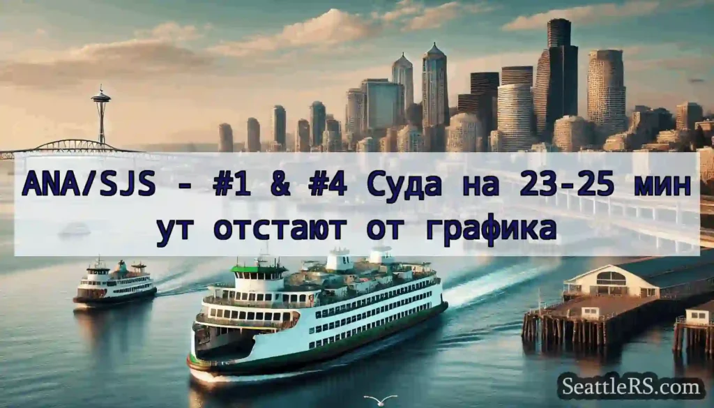 ANA/SJS - #1 & #4 Суда на 23-25 ​​минут отстают