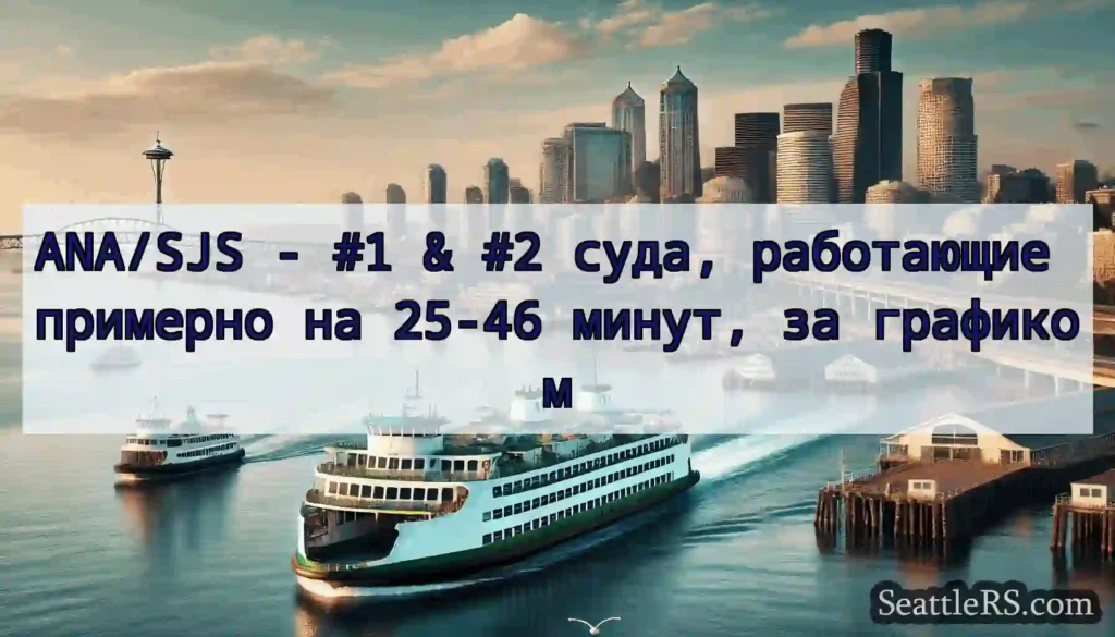 ANA/SJS - #1 & #2 суда, работающие примерно на