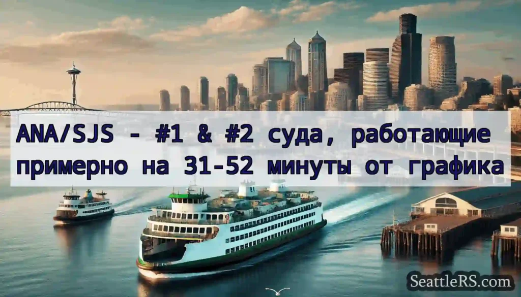 ANA/SJS - #1 & #2 суда, работающие примерно на