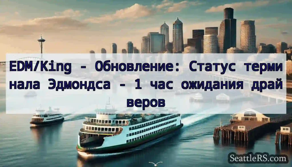 EDM/King - Обновление: Статус терминала Эдмондса
