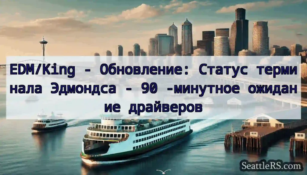 EDM/King - Обновление: Статус терминала Эдмондса