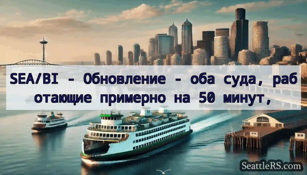 SEA/BI - Обновление - оба суда, работающие