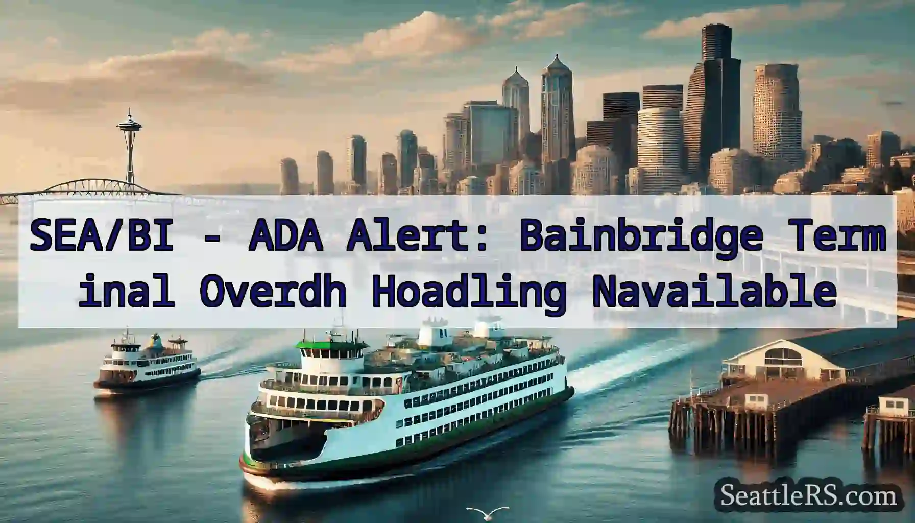 SEA/BI - ADA Alert: Bainbridge Terminal Overdh