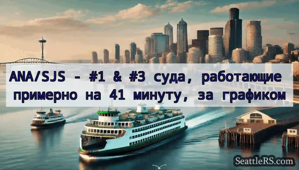 ANA/SJS - #1 & #3 суда, работающие примерно на 41