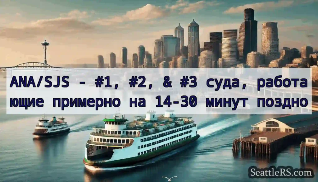 ANA/SJS - #1, #2, & #3 суда, работающие примерно