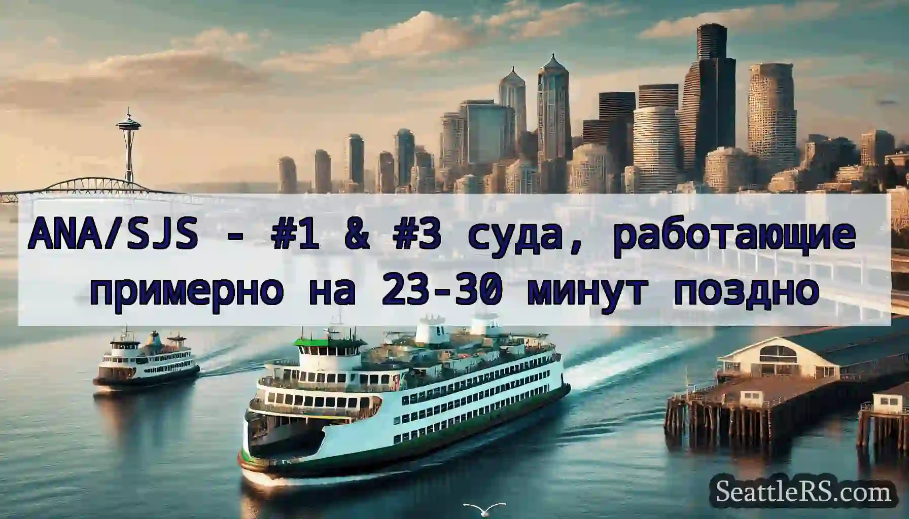 ANA/SJS - #1 & #3 суда, работающие примерно на