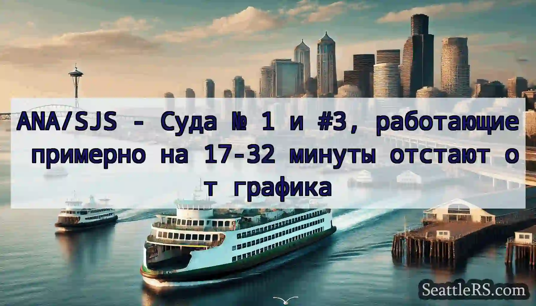 ANA/SJS - Суда № 1 и #3, работающие примерно на