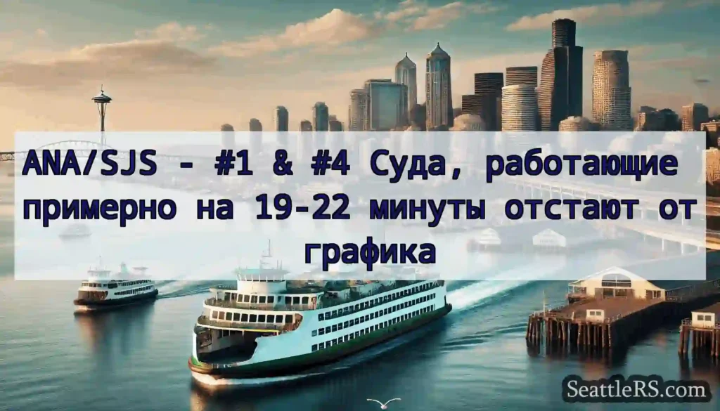 ANA/SJS - #1 & #4 Суда, работающие примерно на