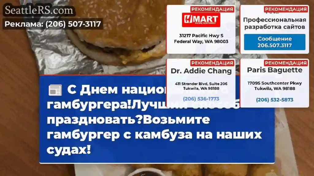 С Днем национального гамбургера!Лучший способ