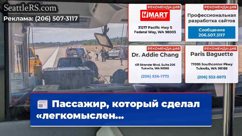 Пассажир, который сделал «легкомыслен...