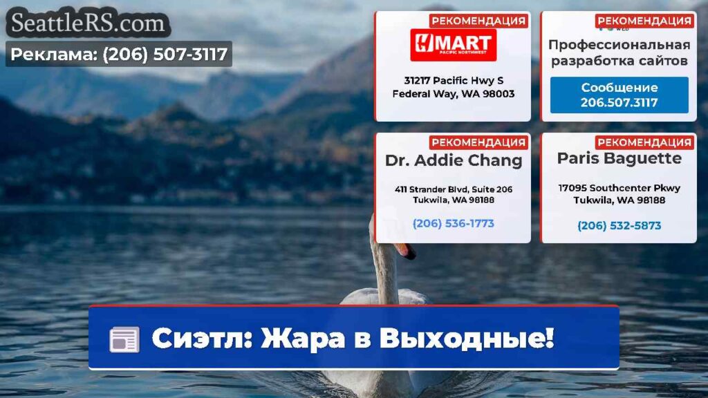 Сиэтл: Жара в Выходные!