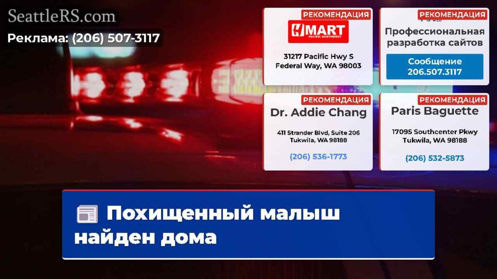 Похищенный малыш найден дома