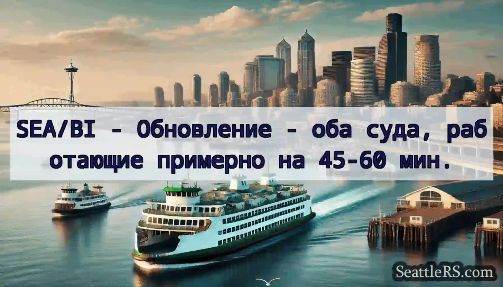 SEA/BI - Обновление - оба суда, работающие