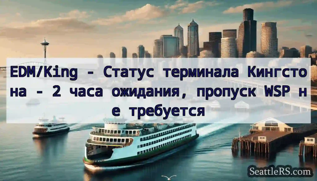 EDM/King - Статус терминала Кингстона - 2 часа