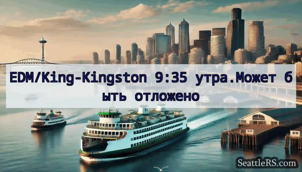 EDM/King-Kingston 9:35 утра.Может быть отложено
