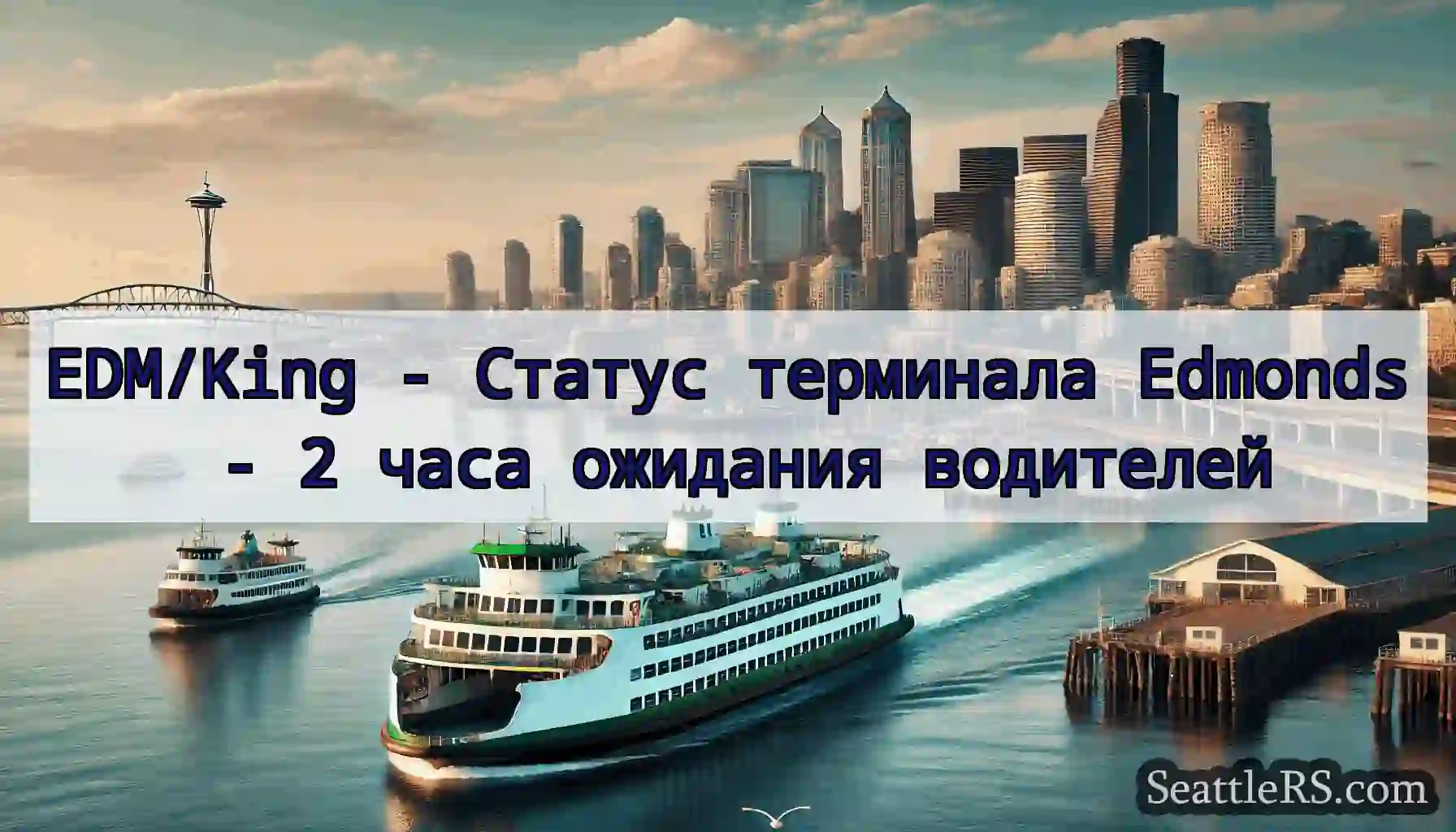 EDM/King - Статус терминала Edmonds - 2 часа