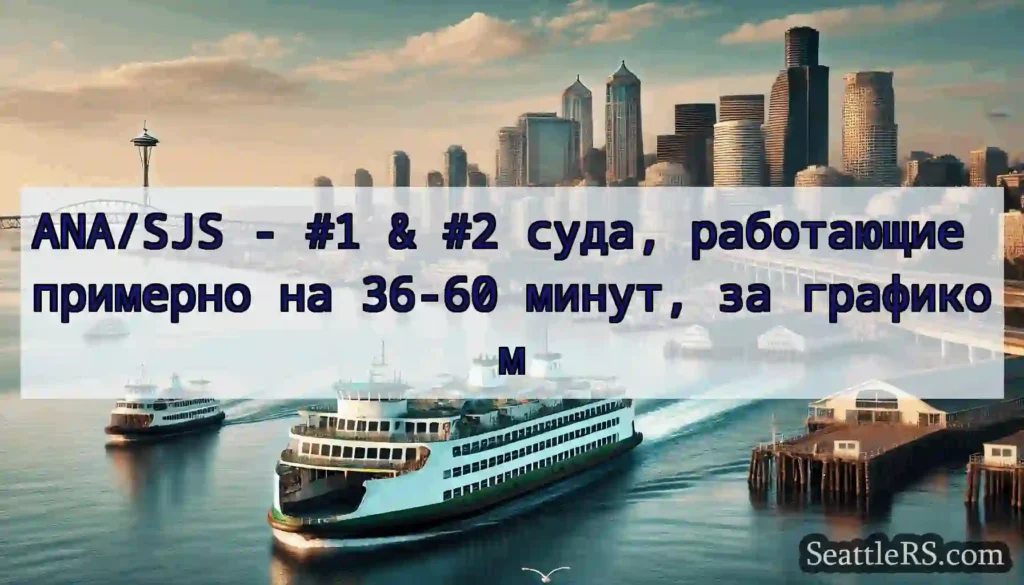 ANA/SJS - #1 & #2 суда, работающие примерно на