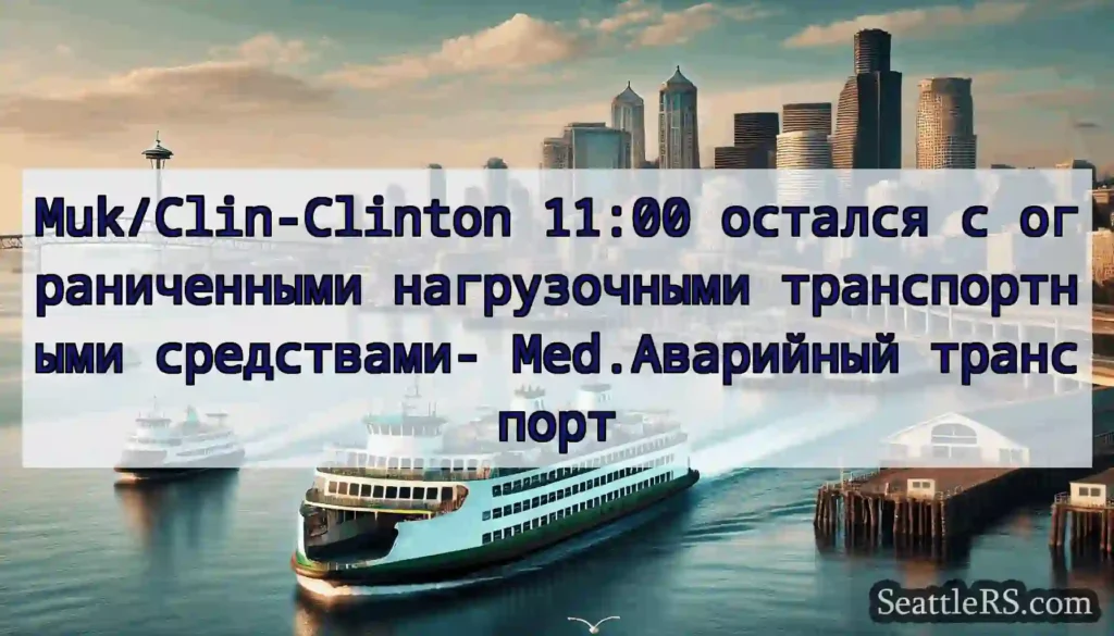 Muk/Clin-Clinton 11:00 остался с ограниченными